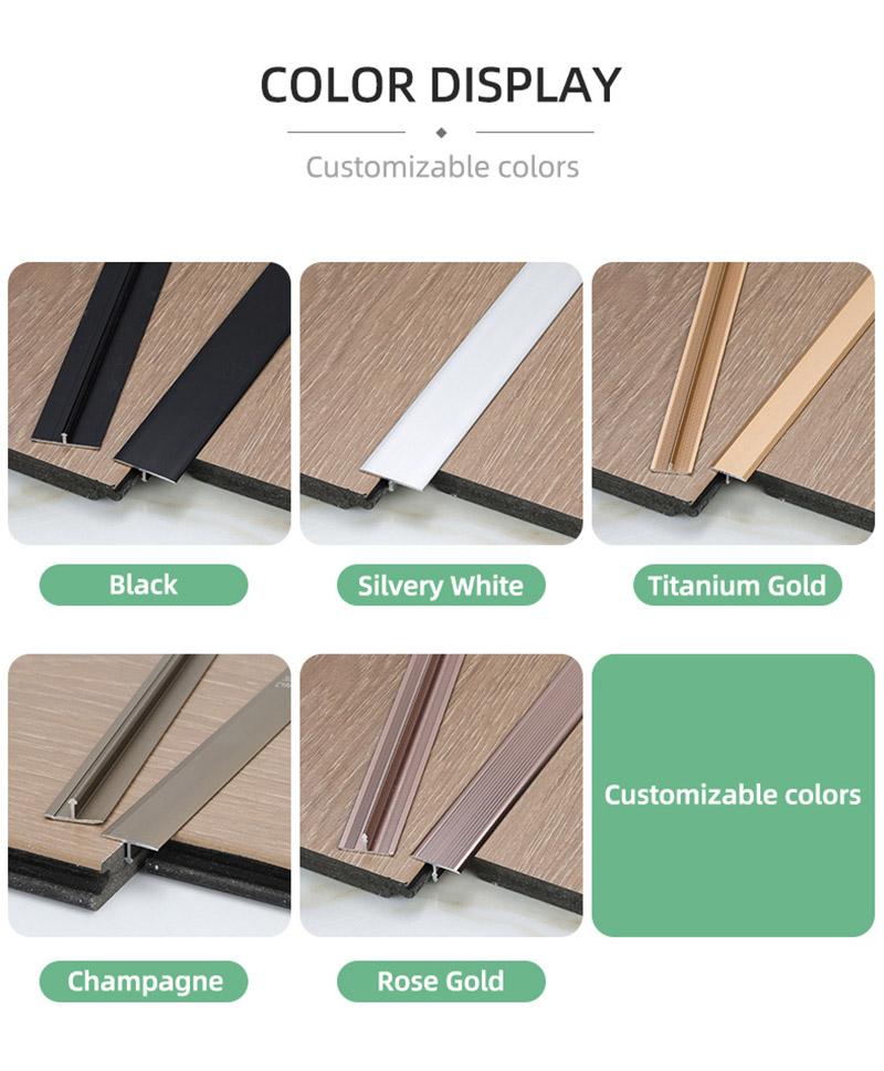 شريط انتقالي من الألومنيوم على شكل حرف T