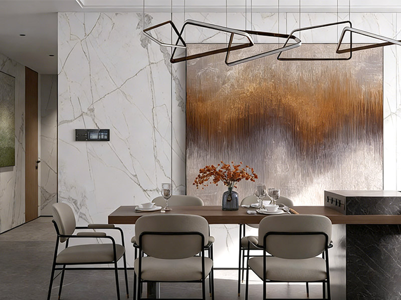 ألواح الجدران المصنوعة من الكريستال الكربوني