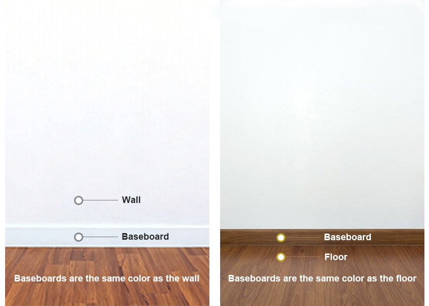 هل يجب أن تتطابق الألواح مع لون الجدار أو الأرضية؟