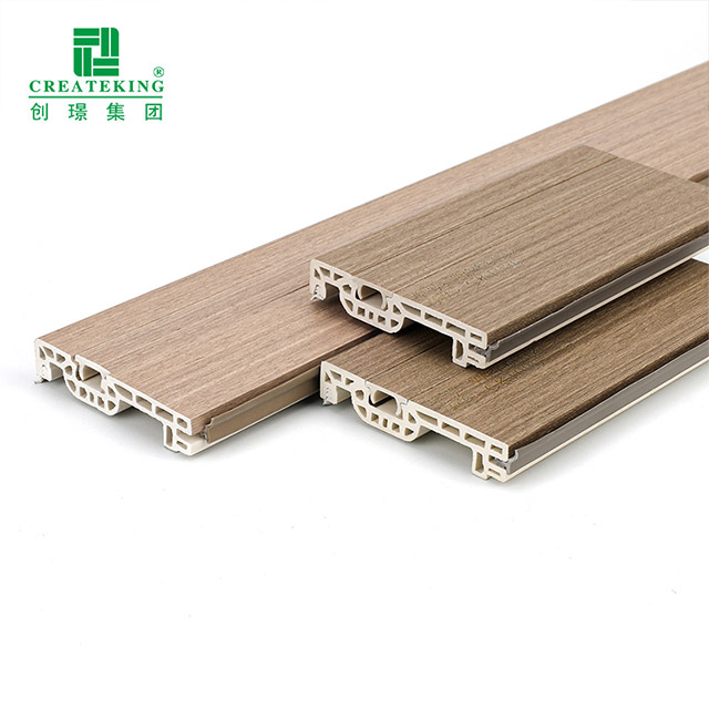 60 * 12 مم WPC لوحة التفاف الأظافر المخفية