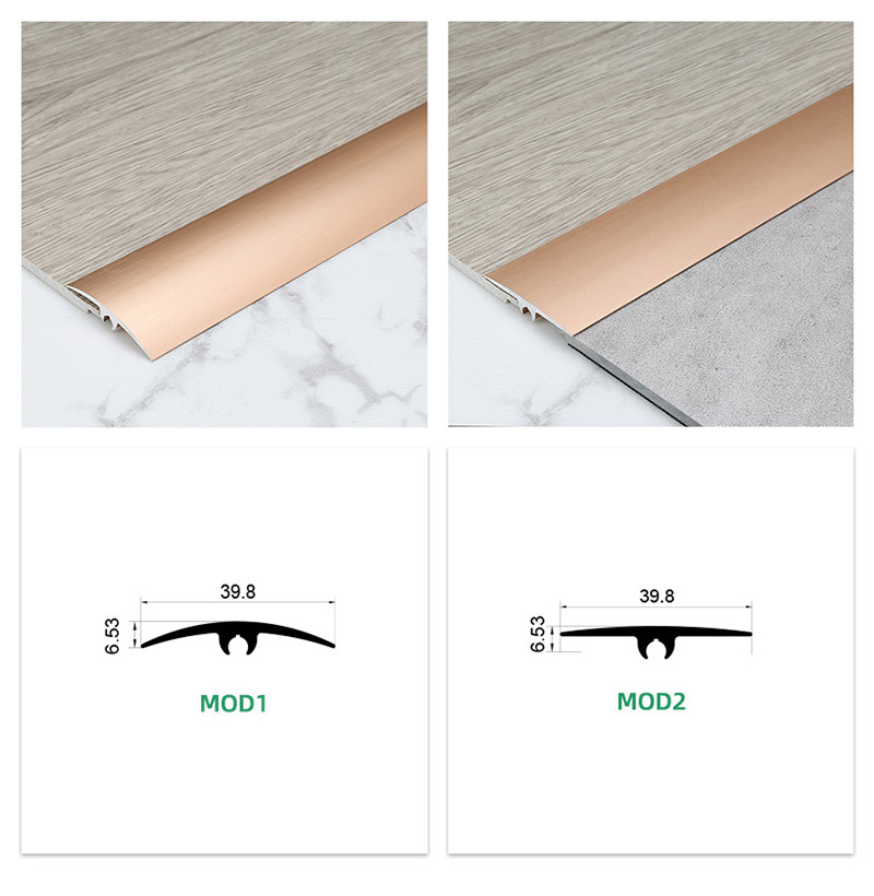 شريط انتقالي للأرضية من سبائك الألومنيوم