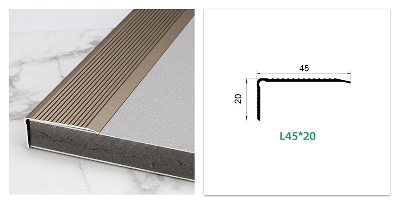 زخرفة غطاء الأرضية على شكل حرف L