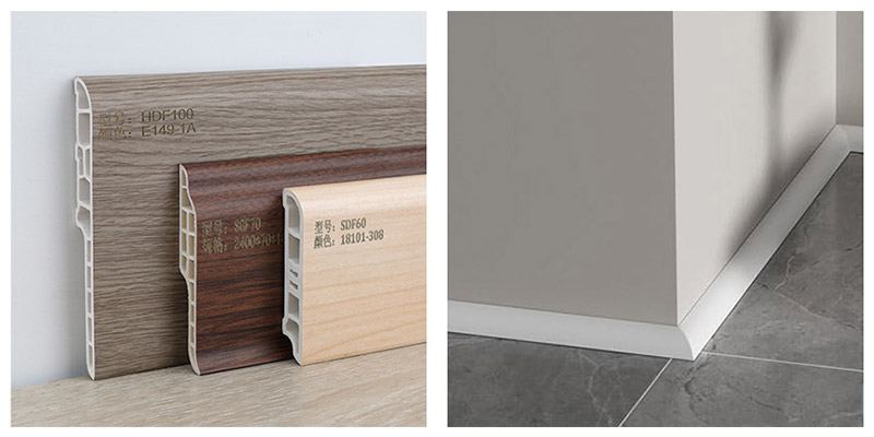 ألواح القاعدة، أو ربع دائرية، أو حواف على شكل حرف L