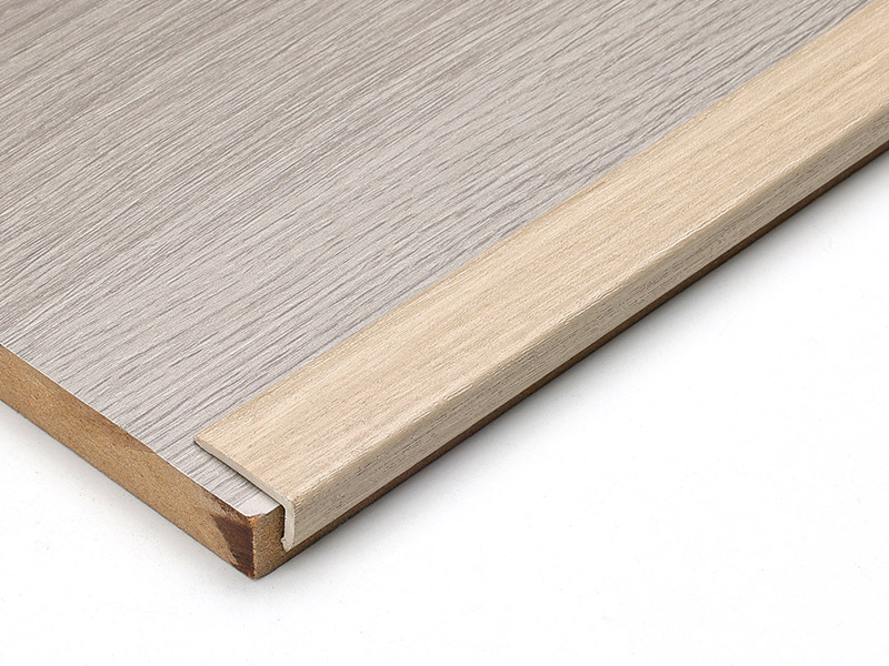 شريط حافة الأرضيات الخشبية على شكل حرف L PVC 20*10 مم