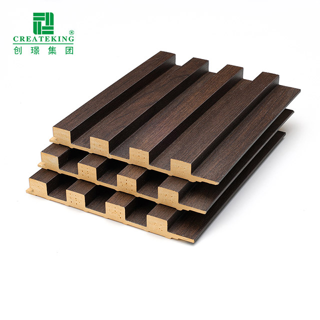 ألواح حائط صلبة مخددة صديقة للبيئة مقاس 159*16 مم