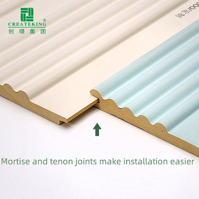 لوحة حائط منحنية صلبة مقاس 164*7.8 مم