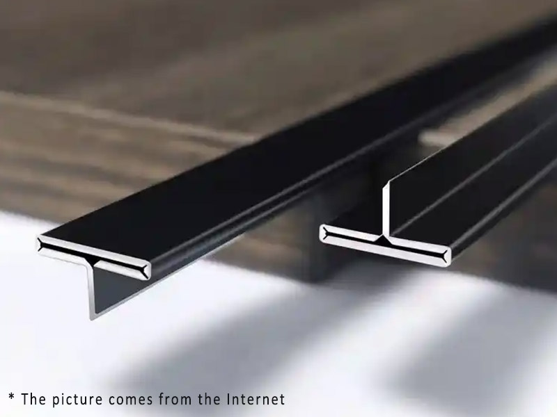 قالب على شكل حرف T من الفولاذ المقاوم للصدأ