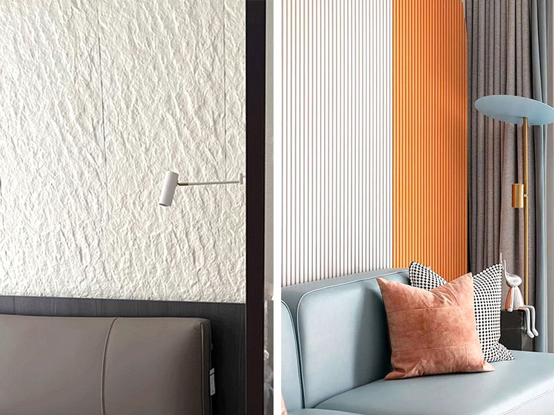 لوحة حجرية ناعمة ولوحة حائط PVC