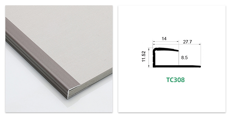  زخارف أرضية مصقولة على شكل C