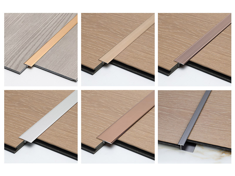 حافة أرضية من سبائك الألومنيوم على شكل حرف T | حل متين وأنيق للانتقال إلى الأرضية