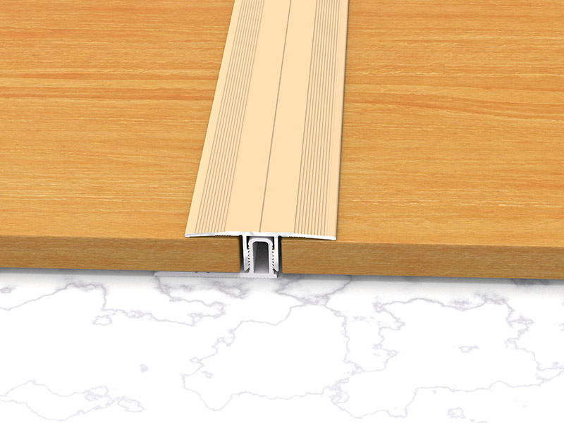 ملف انتقالي للأرضية من الألومنيوم مثبت بالبراغي