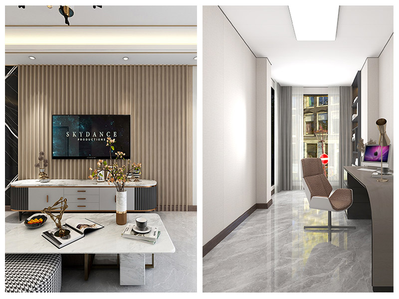 كيف يمكنك مطابقة ألواح الجدران والحواف البلاستيكية بأسلوب بسيط حديث؟