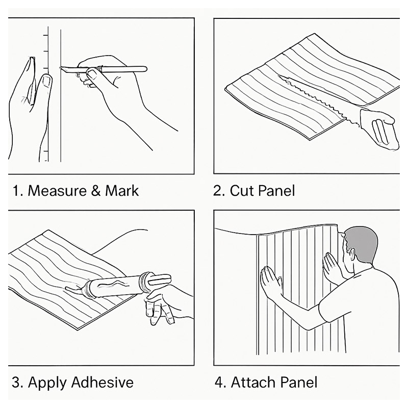 لوحة الجدار المنحني