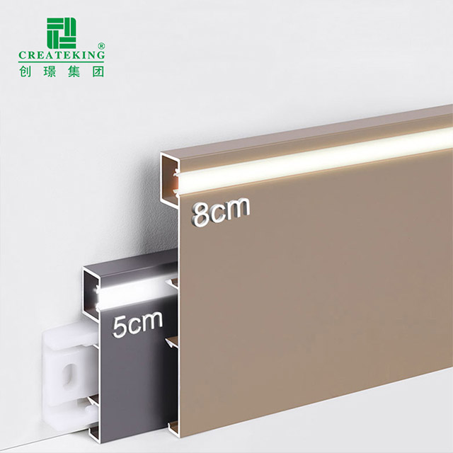 لوح تغطية من سبائك الألومنيوم LED مقاس 80*9 مم