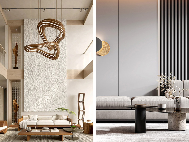 لوحة حجرية ناعمة ولوحة حائط PVC