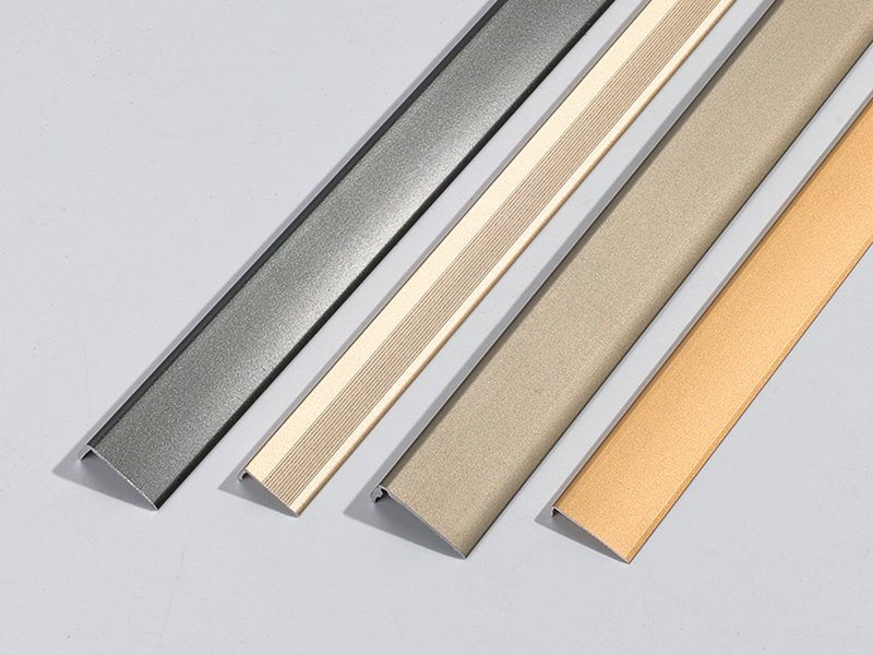 حافة أرضية من الألومنيوم على شكل حرف L