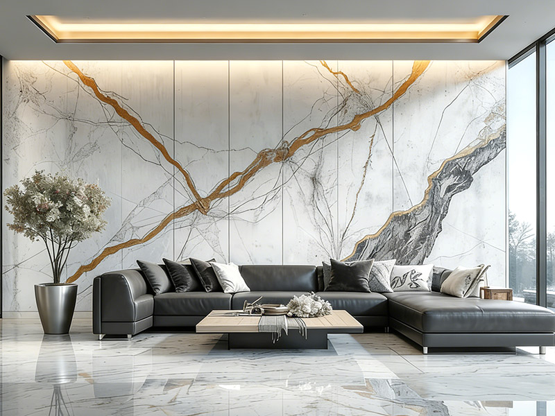 ألواح الجدران المصنوعة من الكريستال الكربوني