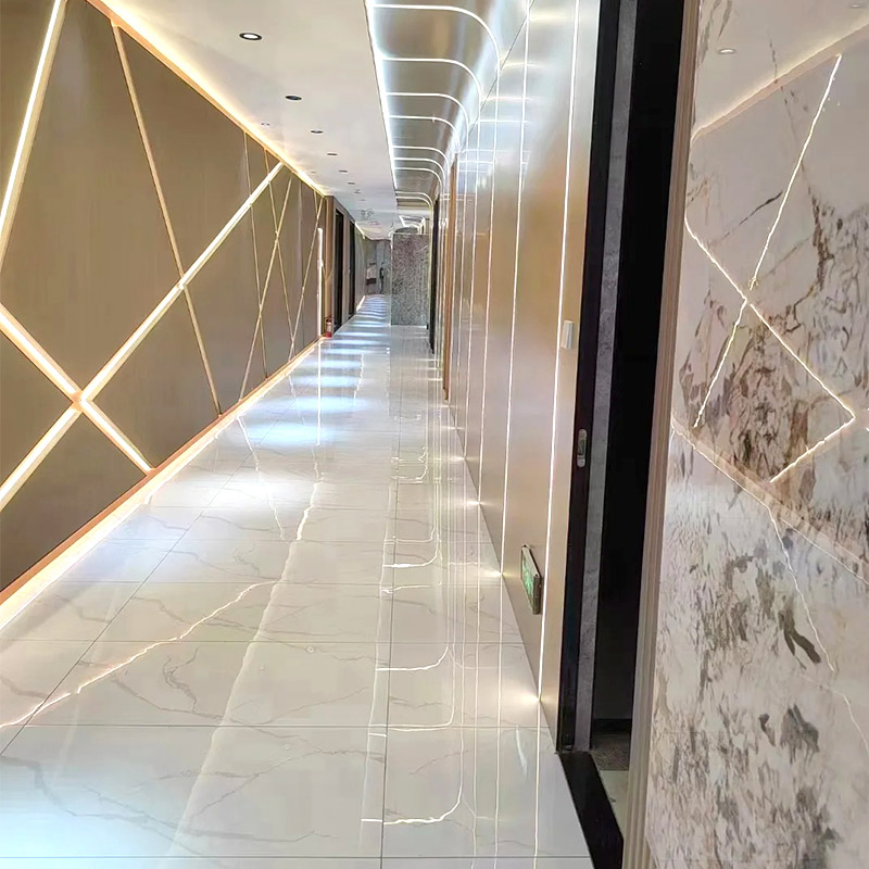 لوحات الحائط WPC لجدار الممر الداخلي