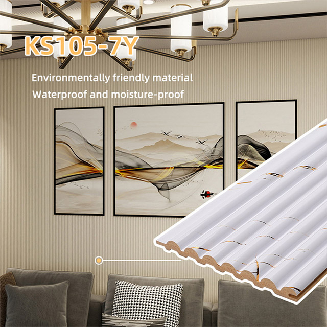 لوحة حائط صلبة نصف مستديرة بلمسة نهائية من الرخام الأبيض الذهبي مقاس 105.5*8.5 مم