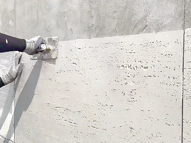 تركيب وصيانة ألواح الجدران الحجرية الناعمة