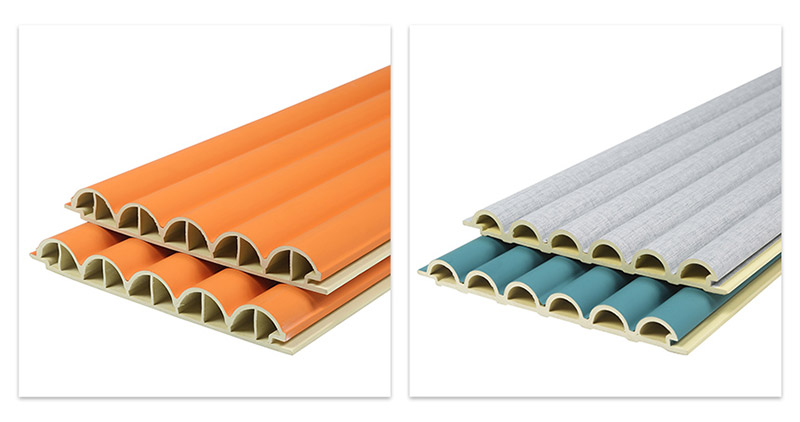 ألواح حائط مجوفة نصف دائرية