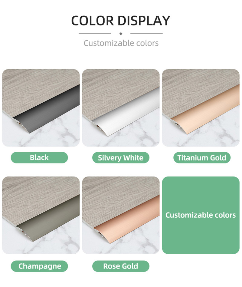 شريط انتقالي للأرضية من الألومنيوم العالمي