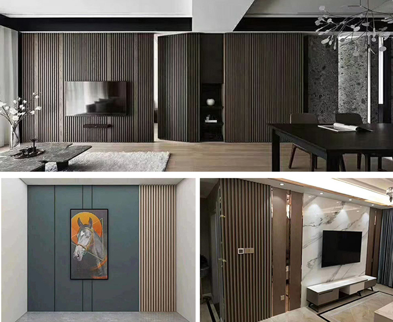 لوحة الحائط مخدد wpc