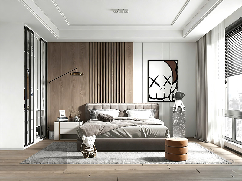 ألواح الجدران الخشبية الصلبة