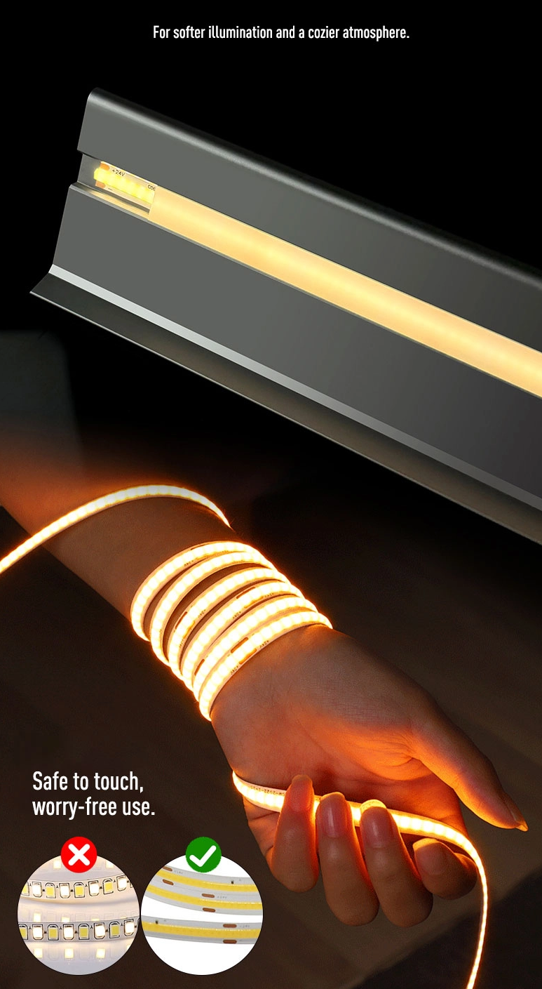 لوح تغطية مرن LED PVC WPC شريط ديكور جداري ذاتي اللصق لتزيين المنزل بنفسك
